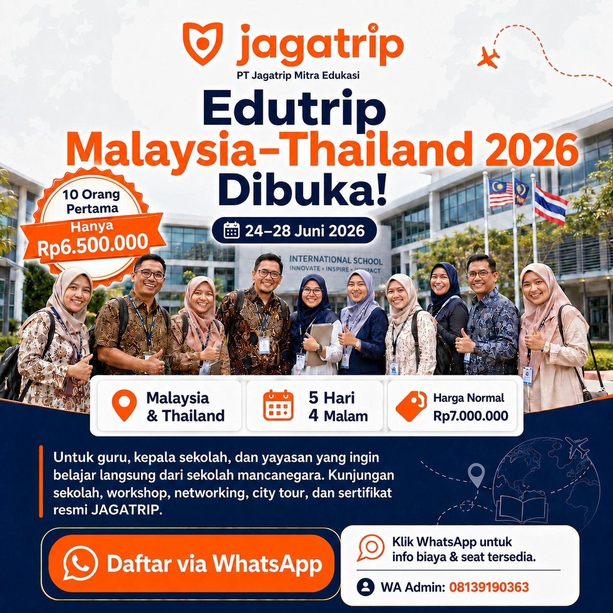 JAGATRIP Edutrip Malaysia-Thailand
